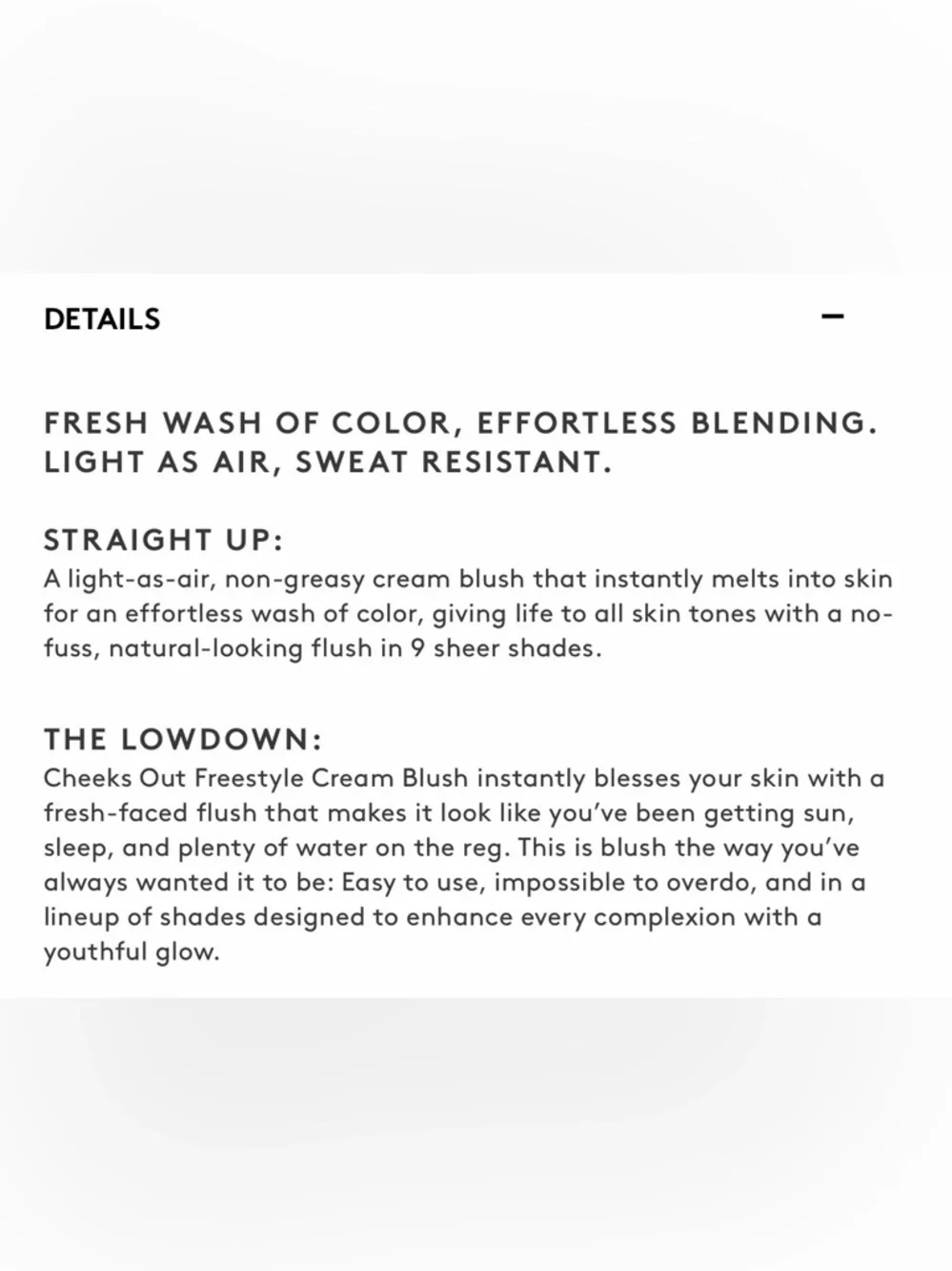 FeNtY Cream Cheeks Out Blush - soft tangerine